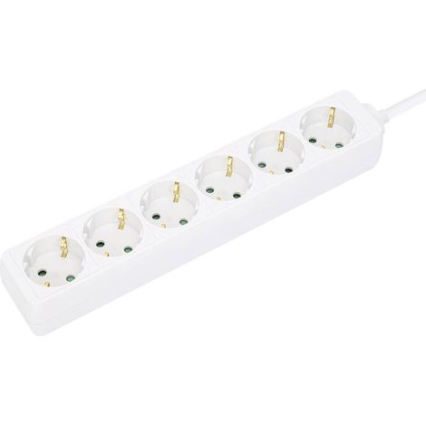 Manhattan 168304 Multipresa Bianco Schuko 1 pz. (1/4)
