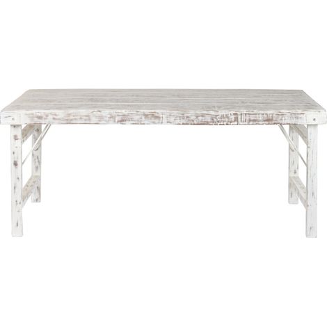 Mesa Comedor Plegable Madera Reciclada 180X90X76 P (1/5)