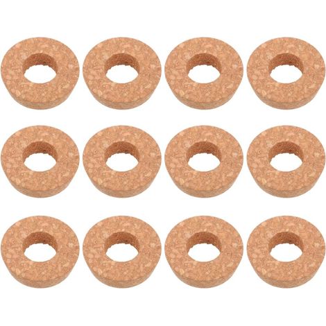 Lot de 12 bouchons liège, percés - pour bouteilles et bocaux (1/5)