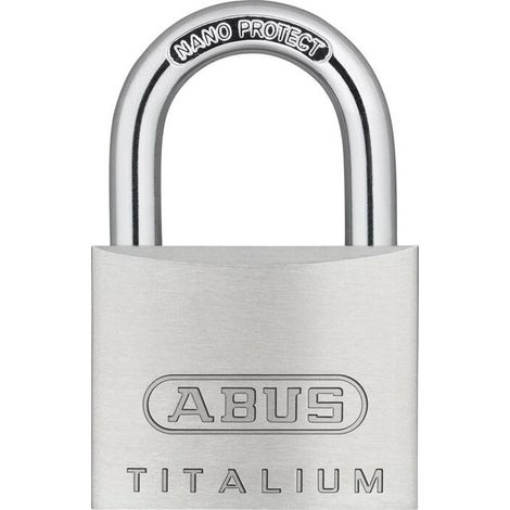 Zylindervorhangschloss 64TI/40 Schlosskörper-B.40mm Titalium versch.-schl.ABUS