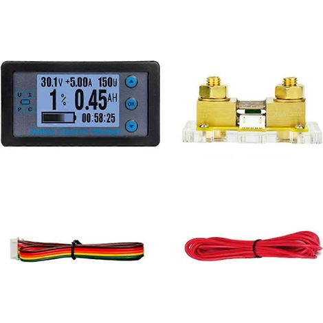 Multifunktionaler digitaler Energiezähler 8-120 V DC, 500 A Coulomb-Zähler (1/5)