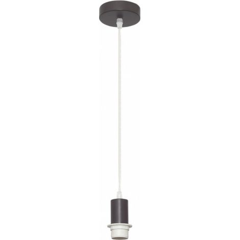 Arm.colgante p/pantalla cara 1xe27 marron regx10x10 cm