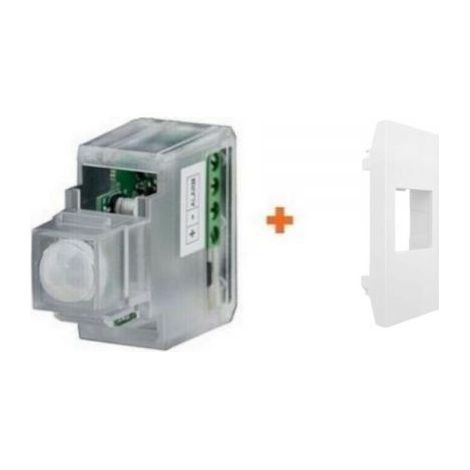 CSI Keystone sensore infrarossi 12V incasso filare compatibile Vimar Linea bianco