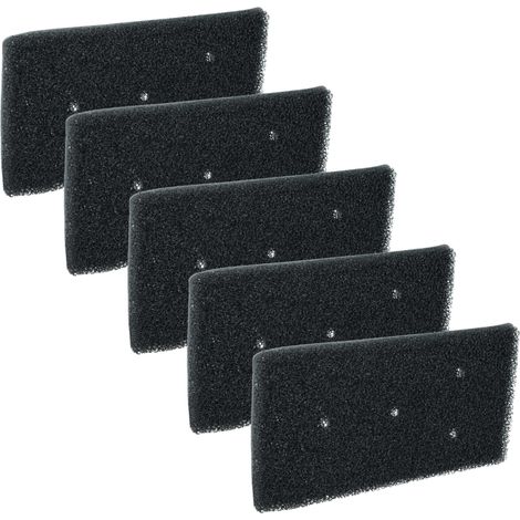 vhbw 5x filtro in spugna compatibile con Bauknecht TK Super Eco 7, TRTrend82A2BW (856039603050), TRTrend72A2Di (856039803050) asciugatrice