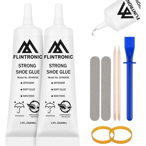 Shoe Glue, 120 ml Extra Strong Shoe Glue, Professional for Repairing Sneakers, Boots, Canvas, Heels, Soles, Handbags (1/5)