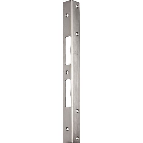 Piastra di fissaggio angolare di sicurezza L.300mm B.25mm S.2mm VA con piegatura