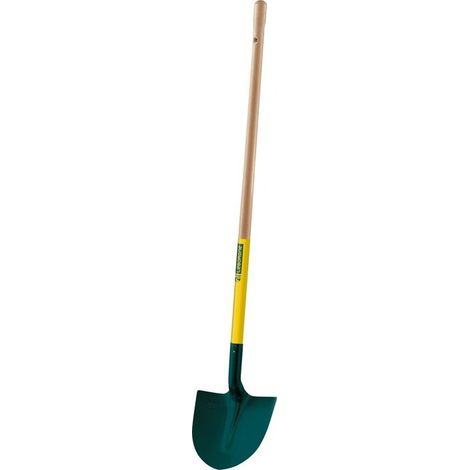 Pala para movimiento de tierras redonda de acero endurecido 29 cm con mango - LEBORGNE - 5291