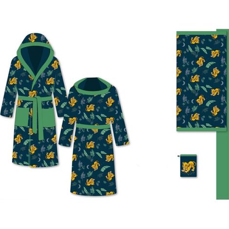 Set Peignoir + Serviette + Gant - Le Roi Lion (1/2)