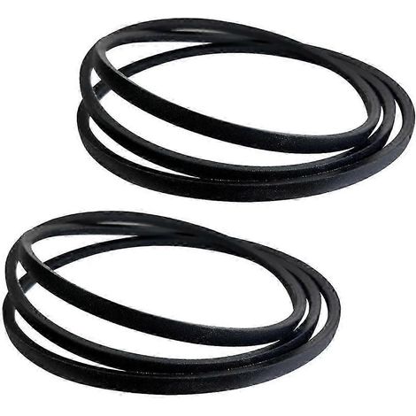 Ensemble de 2 courroies d'entraînement, 42 pouces, compatibles avec Craftsman 144959, remplacement pratique avec un fonctionnement stable.-AquaForge (1/5)