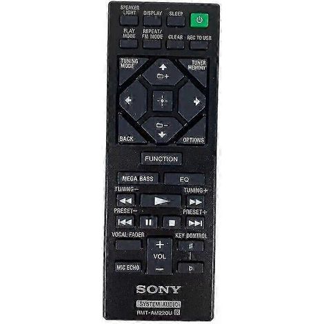 Télécommande RMT-AM220U neuve (réf. originale) pour système audio Sony MHCV11/MHC-V11 (1/5)