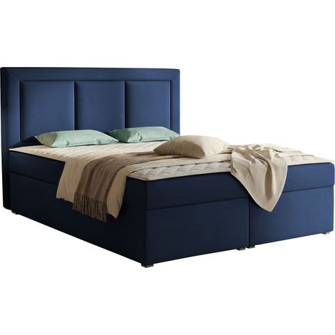 Cama continental Pomona 112, Victoria 14 864, Continental, Doble, 140x200, Tapiz, Somieres, 143x215x115cm