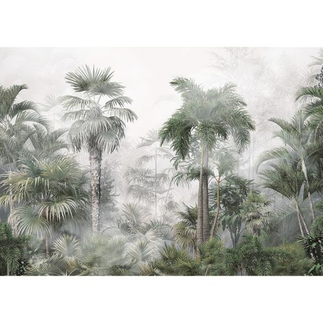 Poster intissé foret de palmier - 155 x 110 cm (1/3)