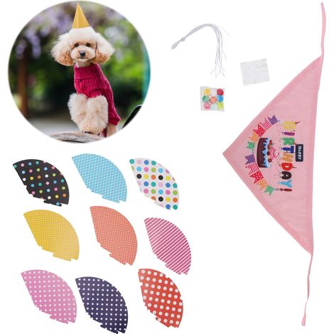 Kreativer Geburtstagshut für Hunde, Hüte für Haustiergeburtstage, kreatives Zubehör für den ersten Geburtstag eines Hundes (1/5)