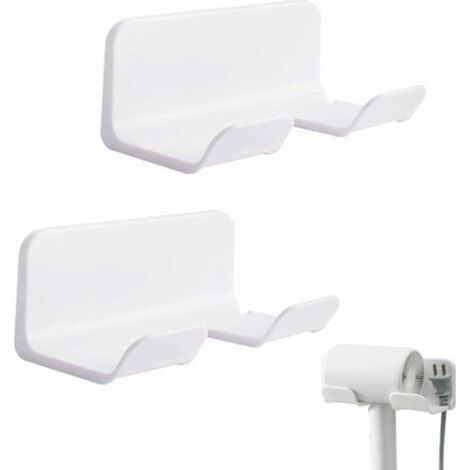2-teiliger Haartrocknerhalter, Wandhaartrocknerhalter, Haartrocknerständer, Haartrocknerhalterungen, Wandhaartrocknerhalter fürs Badezimmer (1/4)