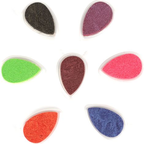 Tampons encreurs pour loisirs créatifs, tampons encreurs de couleur pour tampons et tampons sur papier (lot de 32) (1/5)