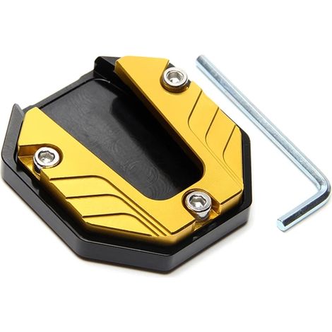 -2Rallonge de béquille latérale pour scooter, moto ou vélo, avec base élargie antidérapante et puissance maximale (1/4)