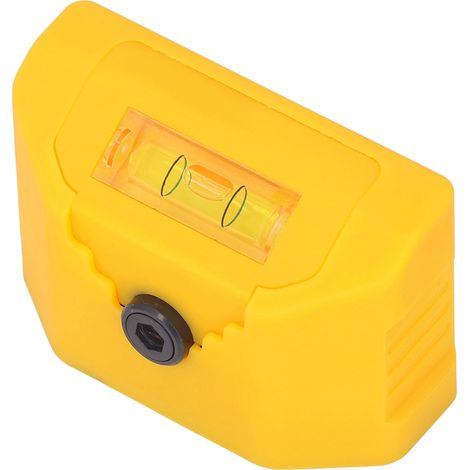 Laser de traçage croisé vertical mini outil de niveau multifonction jaune pour marquage meuble ABS 5mw 625-670nm précis ±1.4mm/m (1/5)