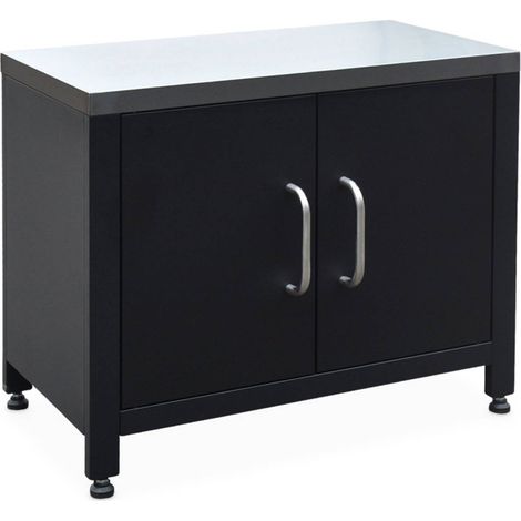 Meuble de cuisine extérieure en acier L80cm