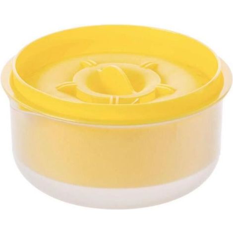 Séparateur d'œuf - Cuisine - Jaune - 7x13cm - Outil de boulangerie - Pratique et compact (1/4)