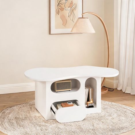 Table basse en panneau de particules 97 x 45 x 43,5 cm (1/5)