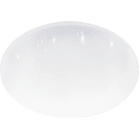 Luminaire plafonnier LED Pogliola, lampe de plafond avec effet crystal
