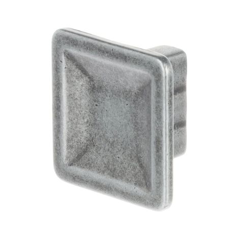 Bouton de meuble carré en fer patiné 16 mm Citterio Giulio XK19 (1/5)