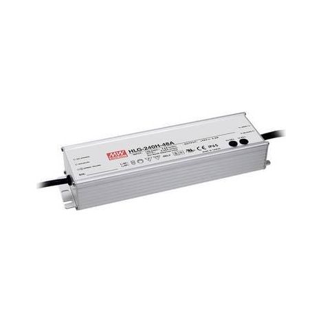 Transformador LED Mean Well HLG-240H-48A negro 68 mm