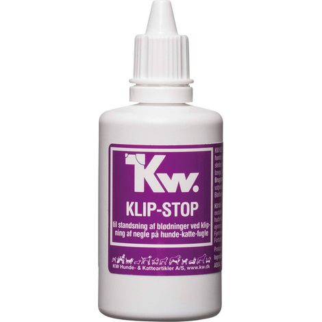 KW Klip-Stop 50 ml - Zum Stillen von Blutungen beim Krallenschneiden für Hunde, Katzen, Vögel (1/2)