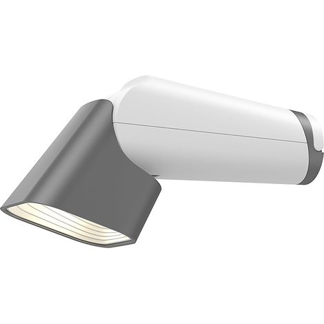 Lampe de lecture LED USB ABS pliable à 90°, 4000K, 3 niveaux de gradation, protection oculaire, grise, pour chambre, bureau, dortoir, salon (1/5)
