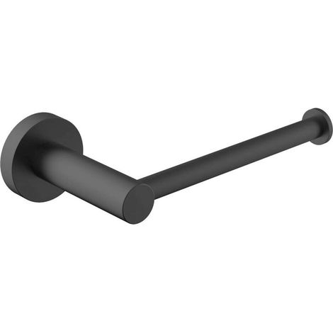 Sapho X-Round - Porta carta igienica, nero opaco XR723B (1/2)