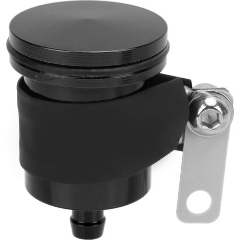 Serbatoio del liquido freni per moto, pompa freno universale in alluminio, coppa dell'olio per YZF R1 R3 R6 R25 R15 R125 600R 40 ml nero. (1/4)