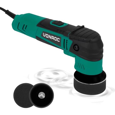 Dual Action Polierer 400 W – Ø50 & Ø75MM - Inkl. 2 Trägerplatten und 2 Polierpads – Sanftanlaufelektronik – Konstantleistungselektronik (1/5)