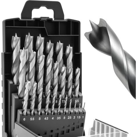 25pcs HSS-G Wood Drill Bit Set 1-13 mm (1/5)