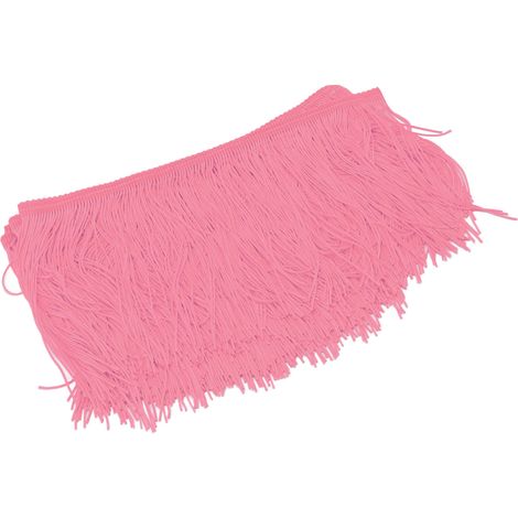 Jupes de Table Longues avec Franges pour Décoration de Mariage DIY - Rose Vif (1/5)