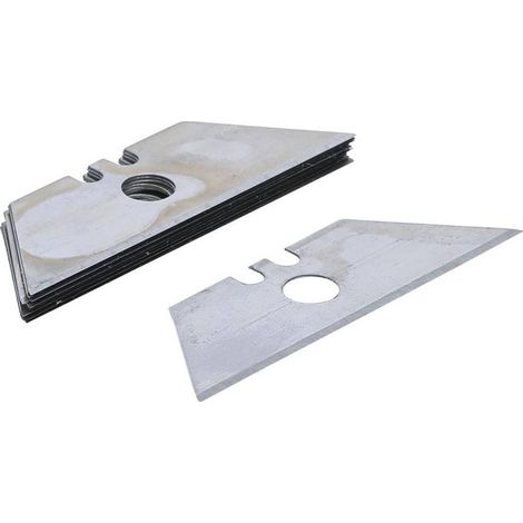 Jeu de Lames Trapézoïdales 10 pcs - Compatible Art. 50611, 50614 - Acier, Précision et Durabilité - D-Work (1/5)