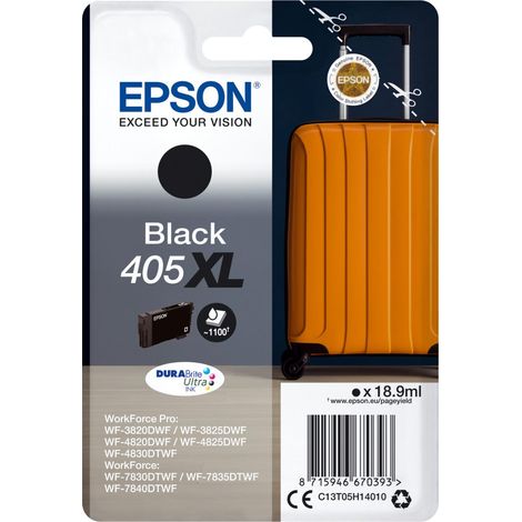 Epson 405XL cartucho de tinta 1 pieza(s) Original Alto rendimiento (XL) Negro