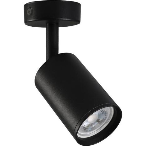 Foco Superficie COOK Led, 7W, negro, Blanco cálido (1/4)