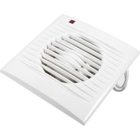 Ventilateur d'extraction d'air, pour salle de bains, toilettes, cuisine, fenêtre, montage mural, 220V, 4 pouces