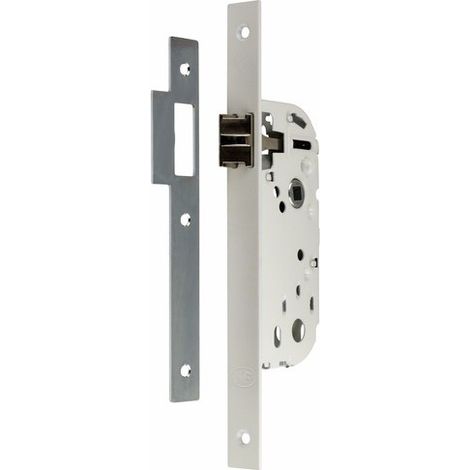 Serrure à larder pêne demi-tour axe 40 mm - Têtière bouts carrés main gauche - D 22 - ASSA ABLOY FRANCE VACHETTE