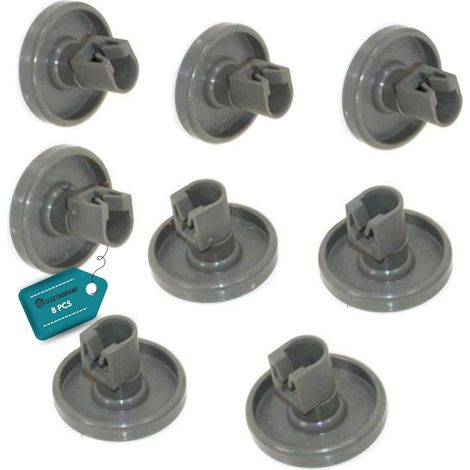 Geschirrspülerrollen – 8er-Set – Robuster Kunststoff – Unterkorb – Kompatibel mit AEG und Electrolux (1/5)