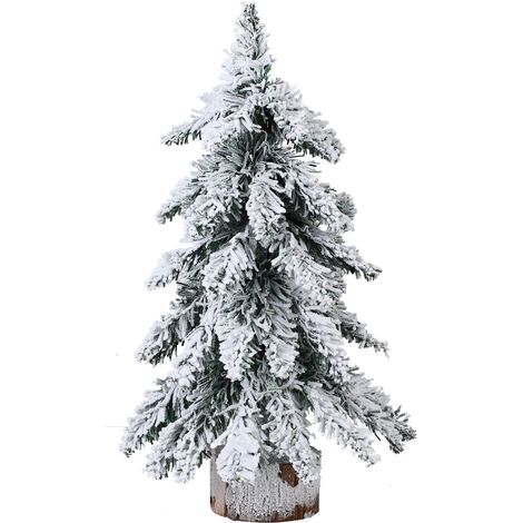 Künstlicher Weihnachtsbaum 45 cm, vielseitiger Mini-PVC-Simulator, dekorativer Tischweihnachtsbaum, weiß (1/2)