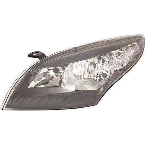 Phare avant gauche noir H7/H7 Renault Megane 3 phase 1 2008-2012