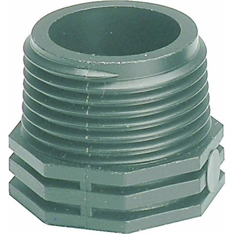 Réduction PVC à visser Male 1'' vers Fem. 3/4'' à visser (Lot de 2)