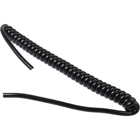 Câble d'alimentation RS PRO 0,14 mm² 4G, 500mm Noir ( Prix pour 1 )