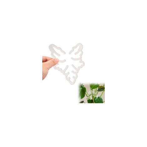 Sanneau Tige Support Plantes, Acrylique Support Tige Plantes Interieur Support pour Plantes à Feuilles Piquets pour Plantes d'Intérieur et d'Extérieur,Transparent (1/5)