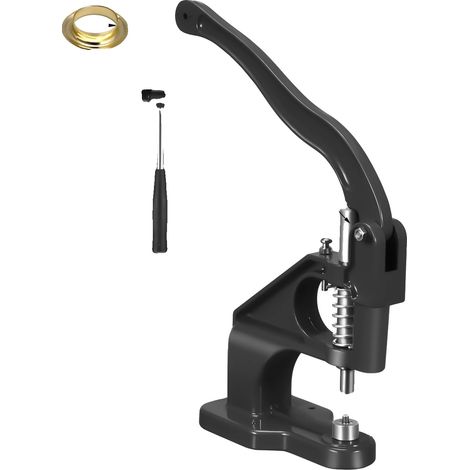 Machine à œillets, 3000 œillets, 3 moules interchangeables, noir (1/2)