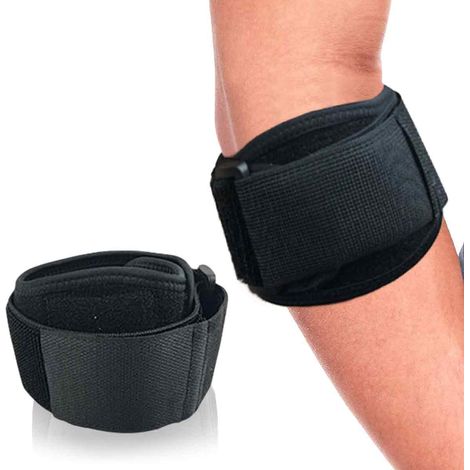 1 codera, correa ajustable, soporte para tendinitis, nailon transpirable, para tenis, golf, entrenamiento con pesas (1/5)