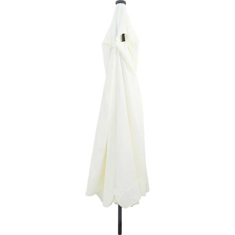 Maison Exclusive - Garten-Sonnenschirm Sand und Anthrazit 395 x 3