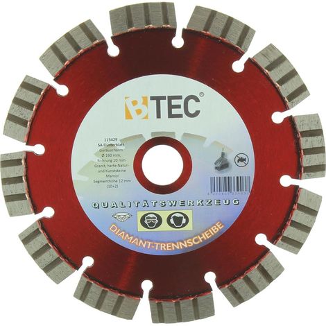 Diamant Tauchsägeblatt Ø 160 mm Bohrung 20 mm (1/2)