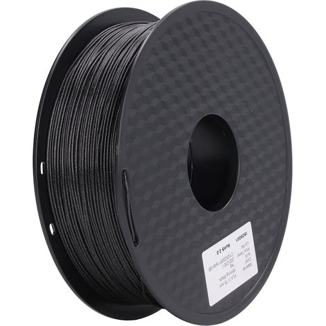 Verbrauchsmaterial für den 3D-Druck, 1,75 mm, flexibel, glänzend schwarz, sauber aufgewickelt. (1/5)